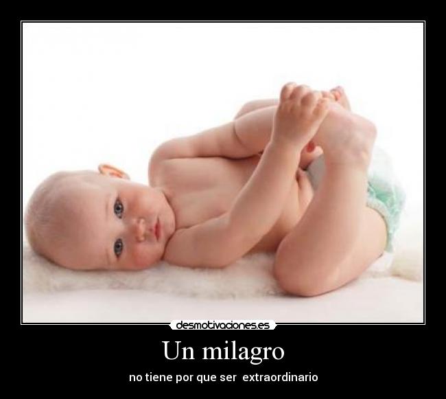 Un milagro -
