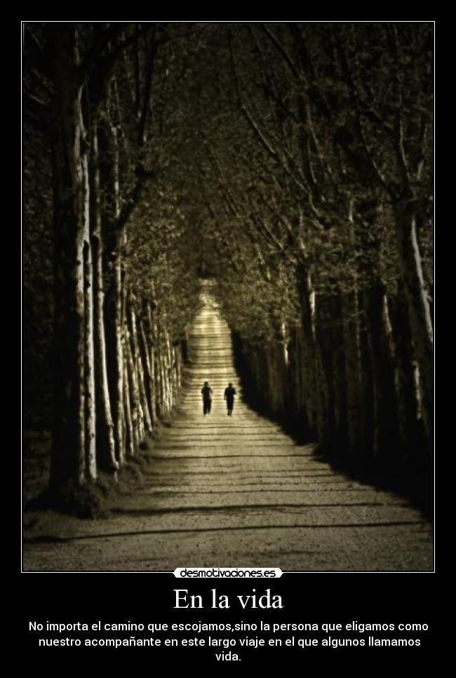 En la vida -