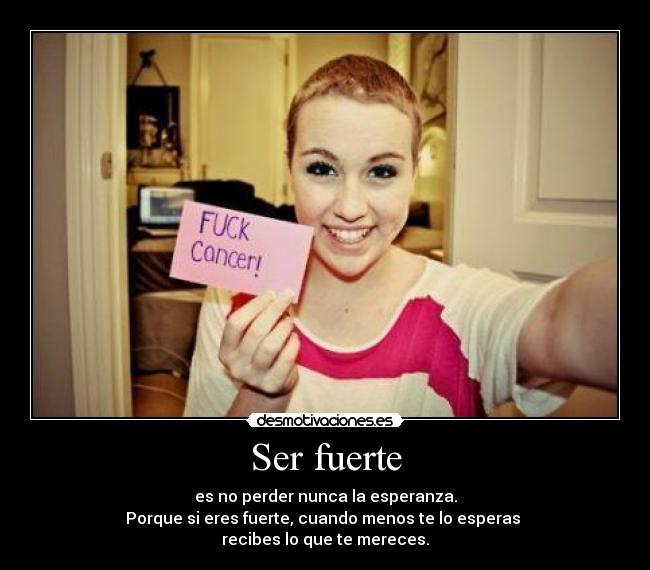 Ser fuerte -