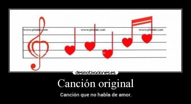 Canción original -