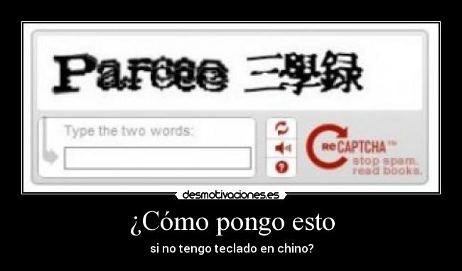 ¿Cómo pongo esto -