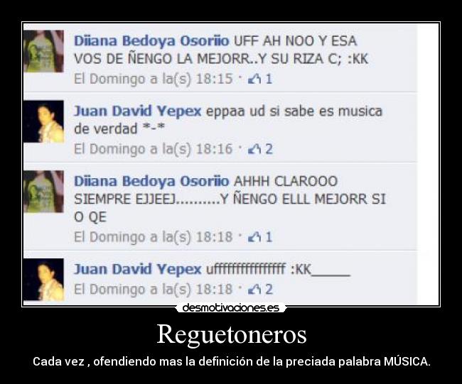 Reguetoneros - Cada vez , ofendiendo mas la definición de la preciada palabra MÚSICA.