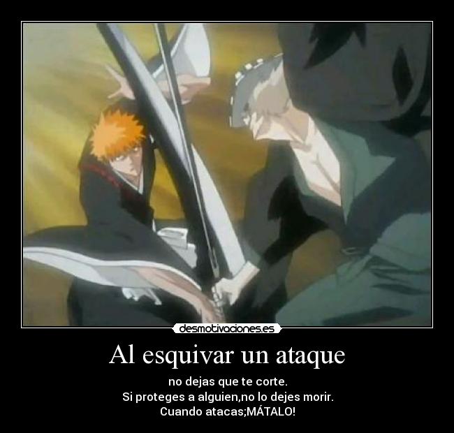 Al esquivar un ataque -