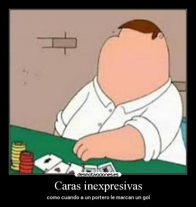 Caras inexpresivas -