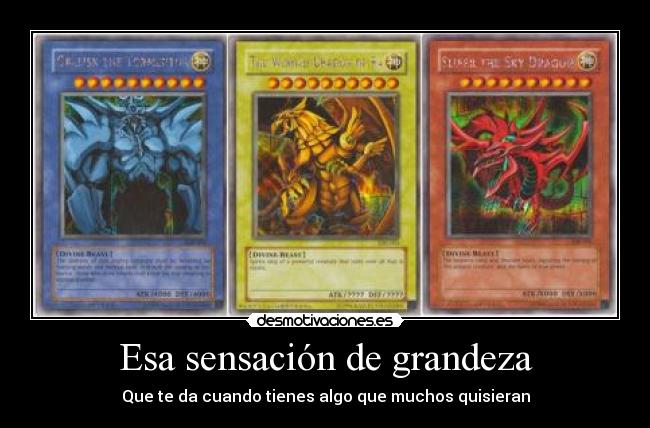 Esa sensación de grandeza -