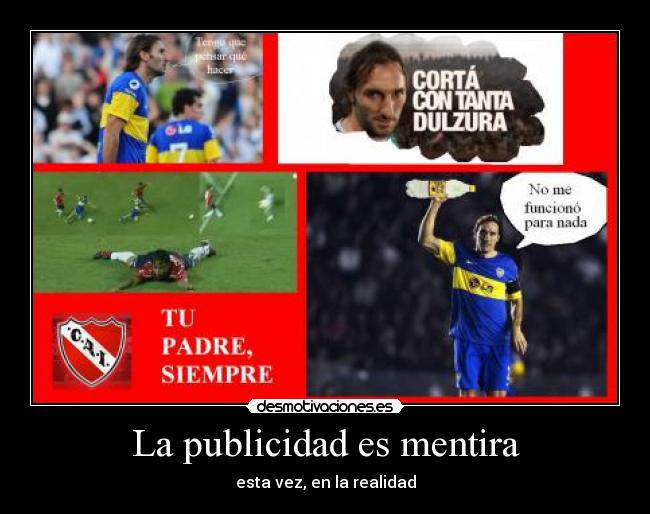 La publicidad es mentira - esta vez, en la realidad