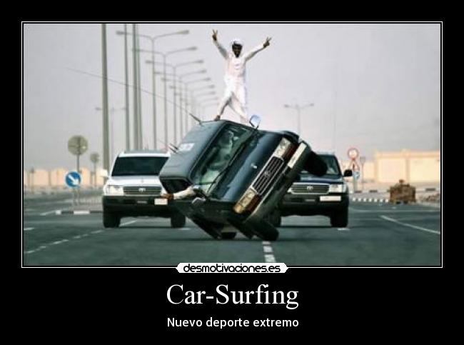 Car-Surfing - Nuevo deporte extremo