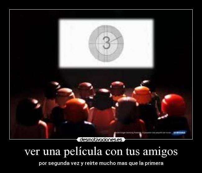 ver una película con tus amigos - 