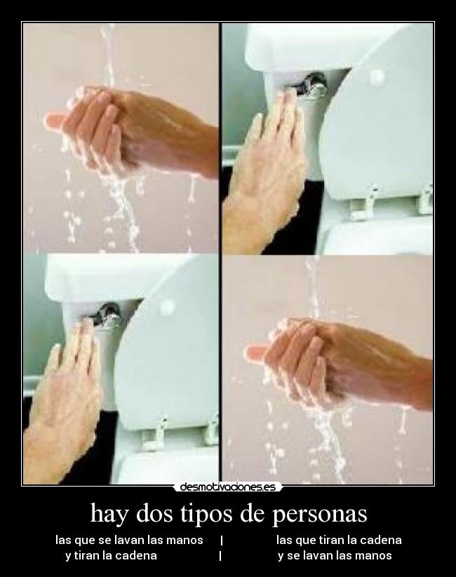 hay dos tipos de personas -