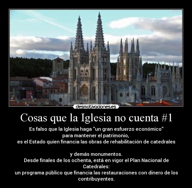 Cosas que la Iglesia no cuenta #1 -