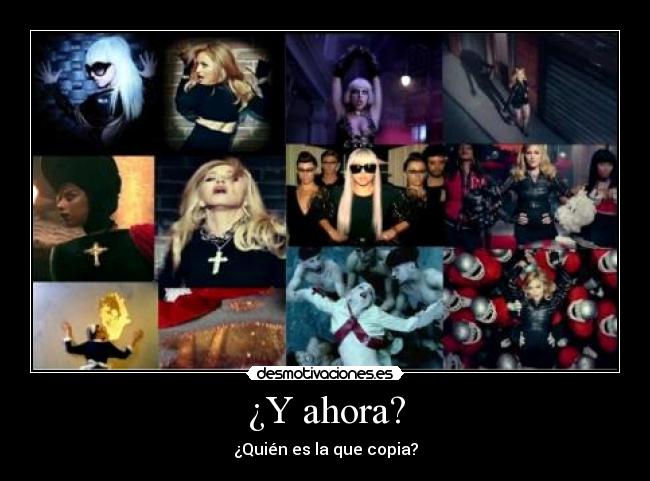¿Y ahora? - ¿Quién es la que copia?