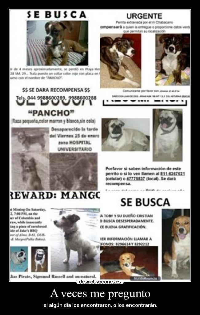 A veces me pregunto -