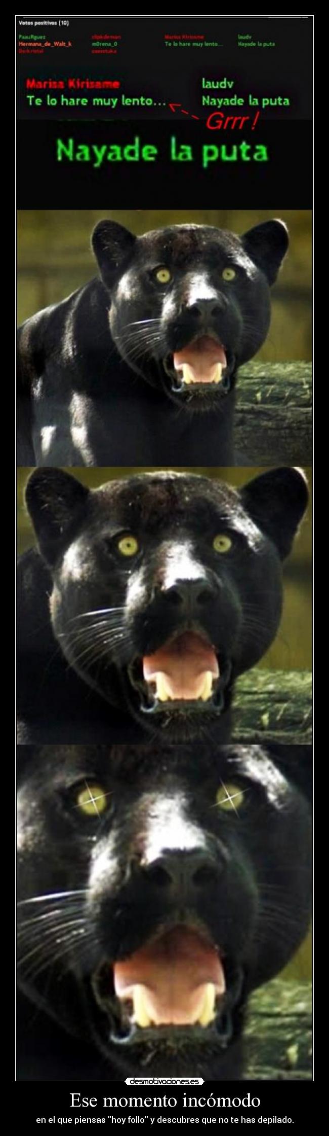 Ese momento incómodo -