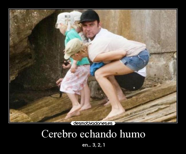 Cerebro echando humo -