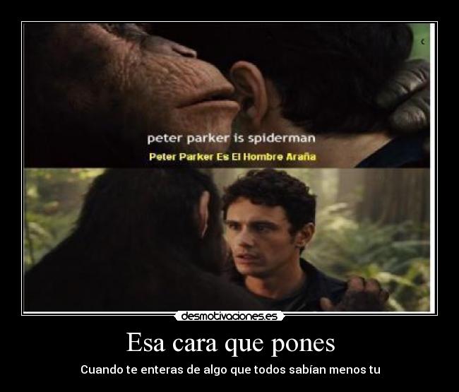 Esa cara que pones -