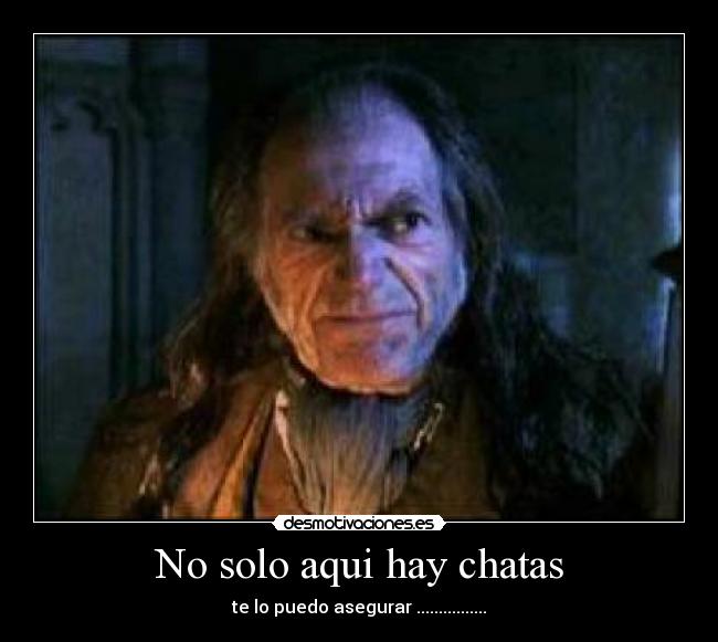 No solo aqui hay chatas - te lo puedo asegurar ................