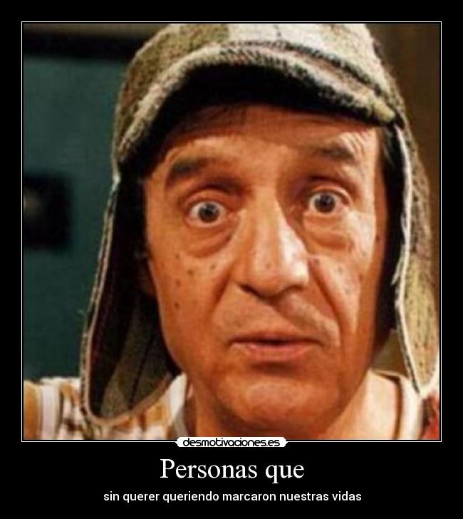 Personas que -