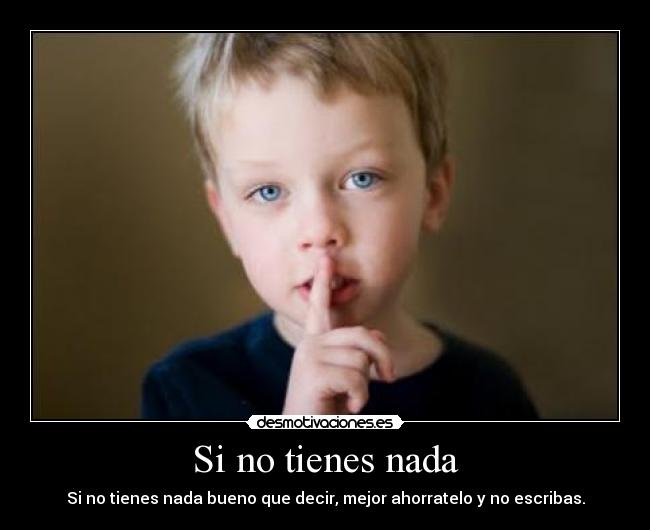 Si no tienes nada - 