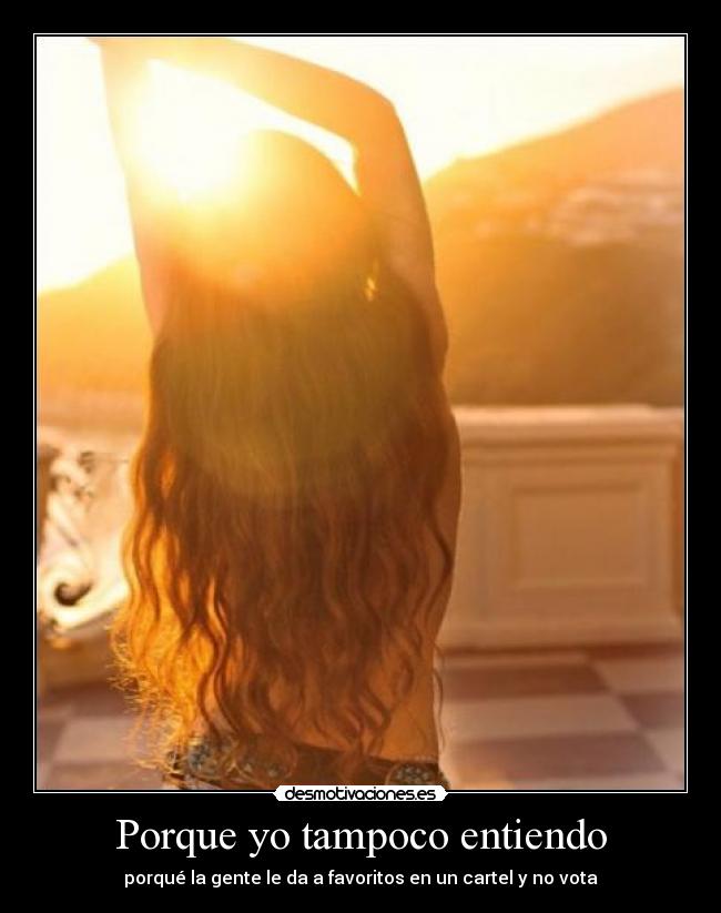 Porque yo tampoco entiendo - 