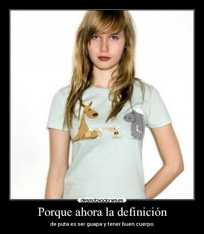 Porque ahora la definición -