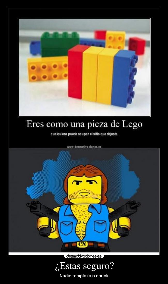 ¿Estas seguro? - Nadie remplaza a chuck