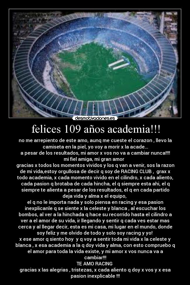 carteles racing club avellaneda desmotivaciones