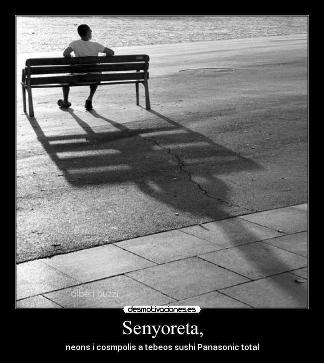 Senyoreta, - neons i cosmpolis a tebeos sushi Panasonic total