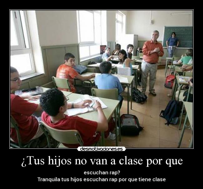 ¿Tus hijos no van a clase por que -