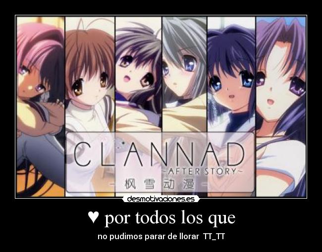 ♥ por todos los que - 