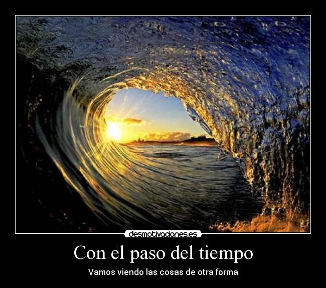 Con el paso del tiempo -