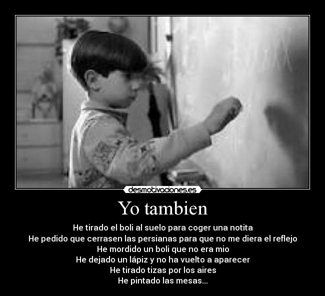 Yo tambien -