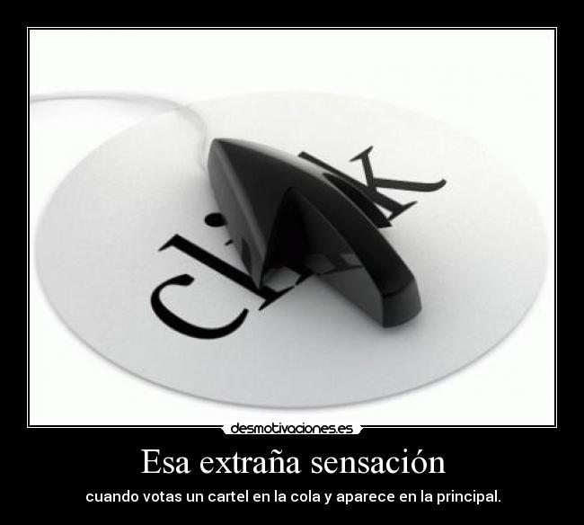 Esa extraña sensación - 