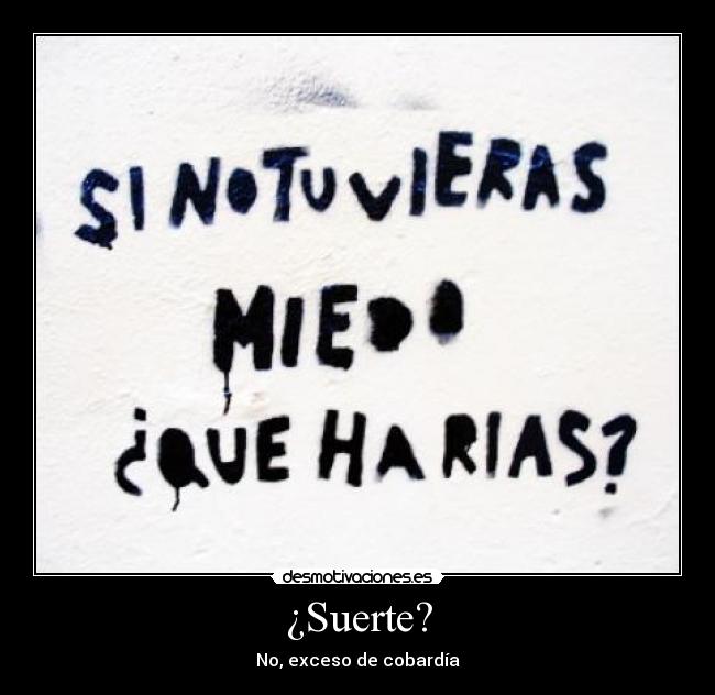 ¿Suerte? - 