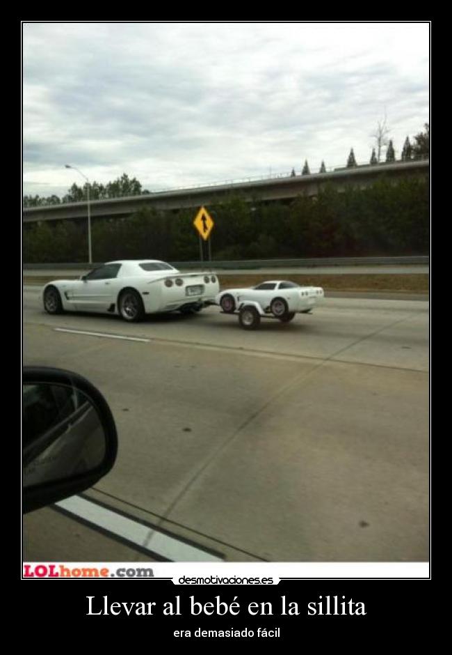 Llevar al bebé en la sillita -