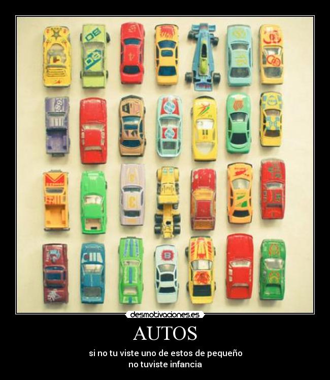 AUTOS - si no tu viste uno de estos de pequeño
no tuviste infancia