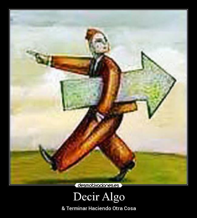 Decir Algo - 
