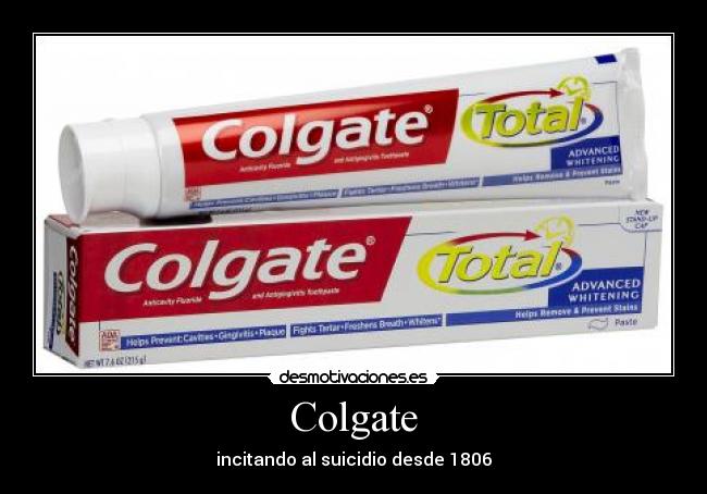 carteles pasta dientes suicidio 1806 desmotivaciones