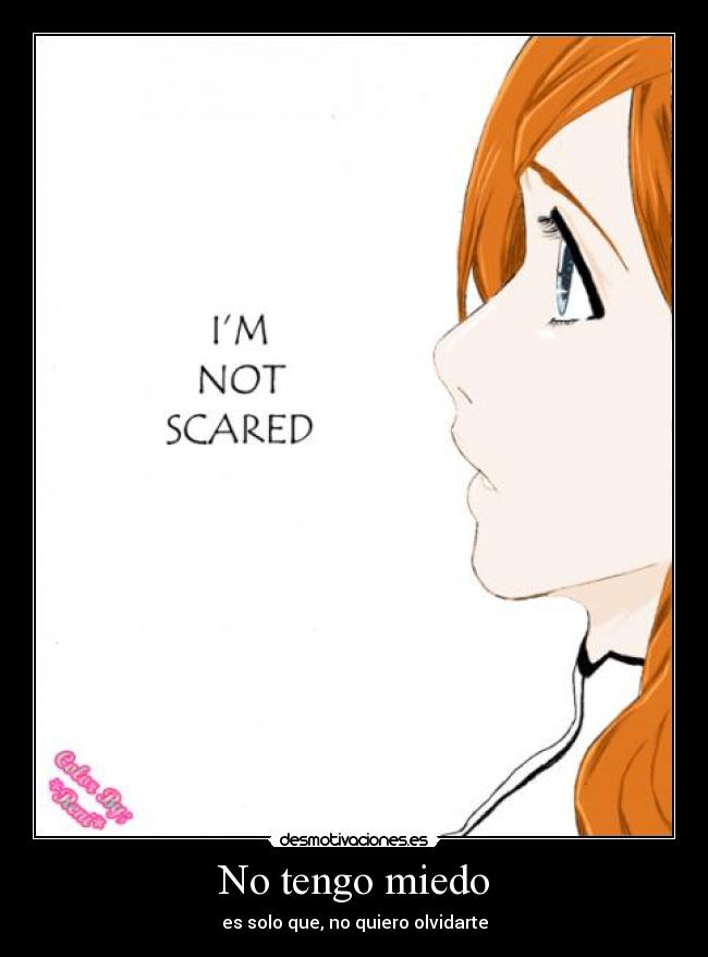 No tengo miedo -