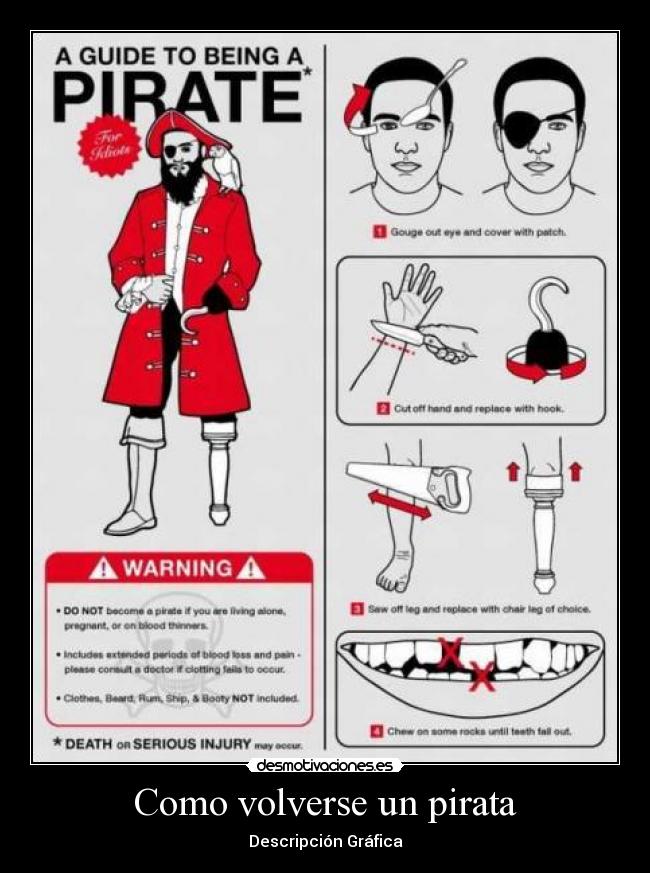 Como volverse un pirata - Descripción Gráfica