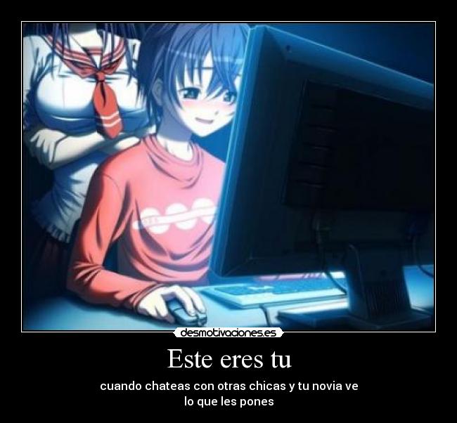 carteles anime novias ciberneticas redes sociales echos reales desmotivaciones