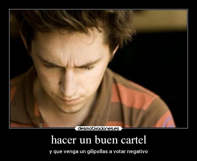 hacer un buen cartel -