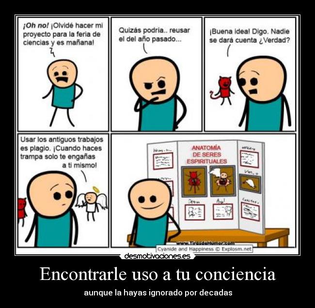 Encontrarle uso a tu conciencia - 