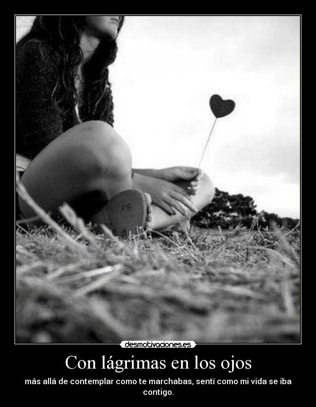 Con lágrimas en los ojos - 