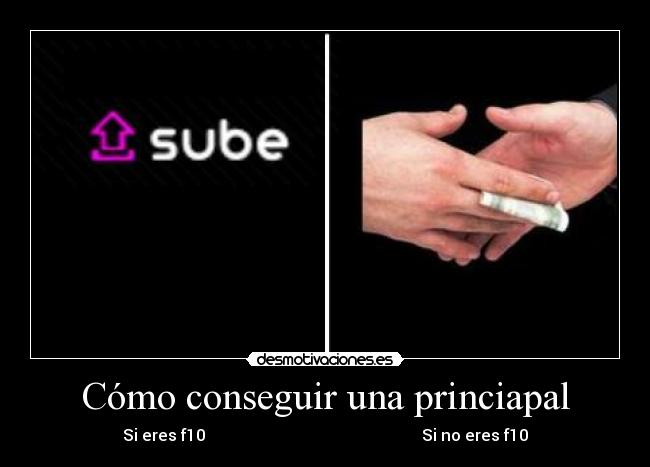Cómo conseguir una princiapal - Si eres f10 Si no eres f10