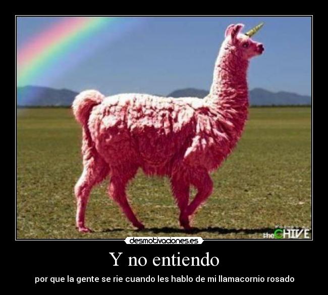 carteles llamacornio desmotivaciones