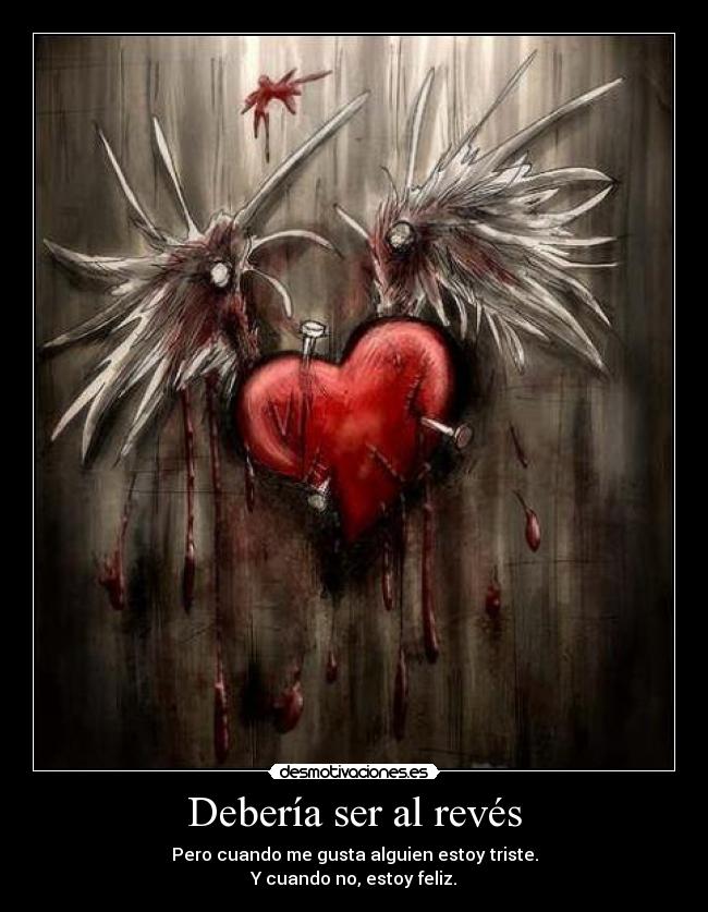 Debería ser al revés -