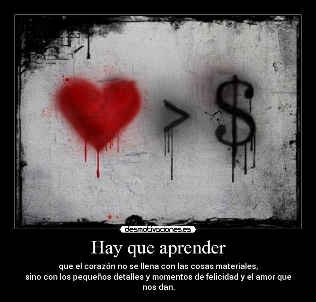 Hay que aprender -