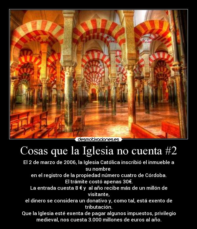 Cosas que la Iglesia no cuenta #2 -