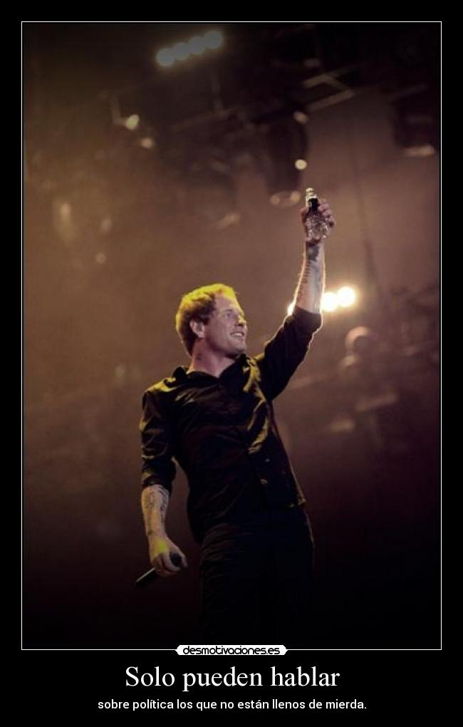 Solo pueden hablar - 