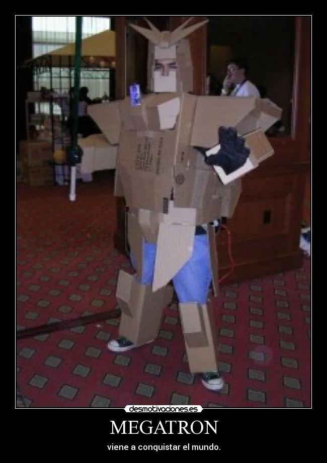 carteles megatron desmotivaciones